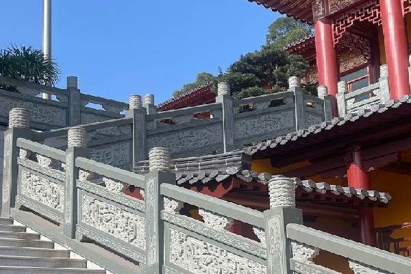 大连花岗岩栏杆和青石栏杆哪个好 工程案例二
